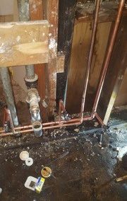 New Plumbing Installed