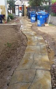 Pavers Installed to match the new wall