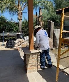 California construction crew